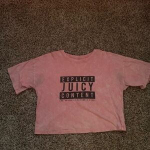 Juicy couture cropped shirt